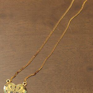 Heart Necklace costume vintage jewelry  Vintage Lot P2